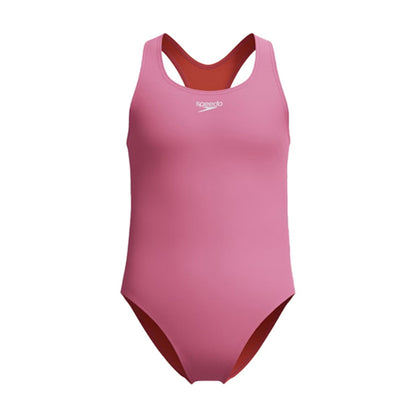 Speedo Kids Solid Racer Swimsuits in Pink Color