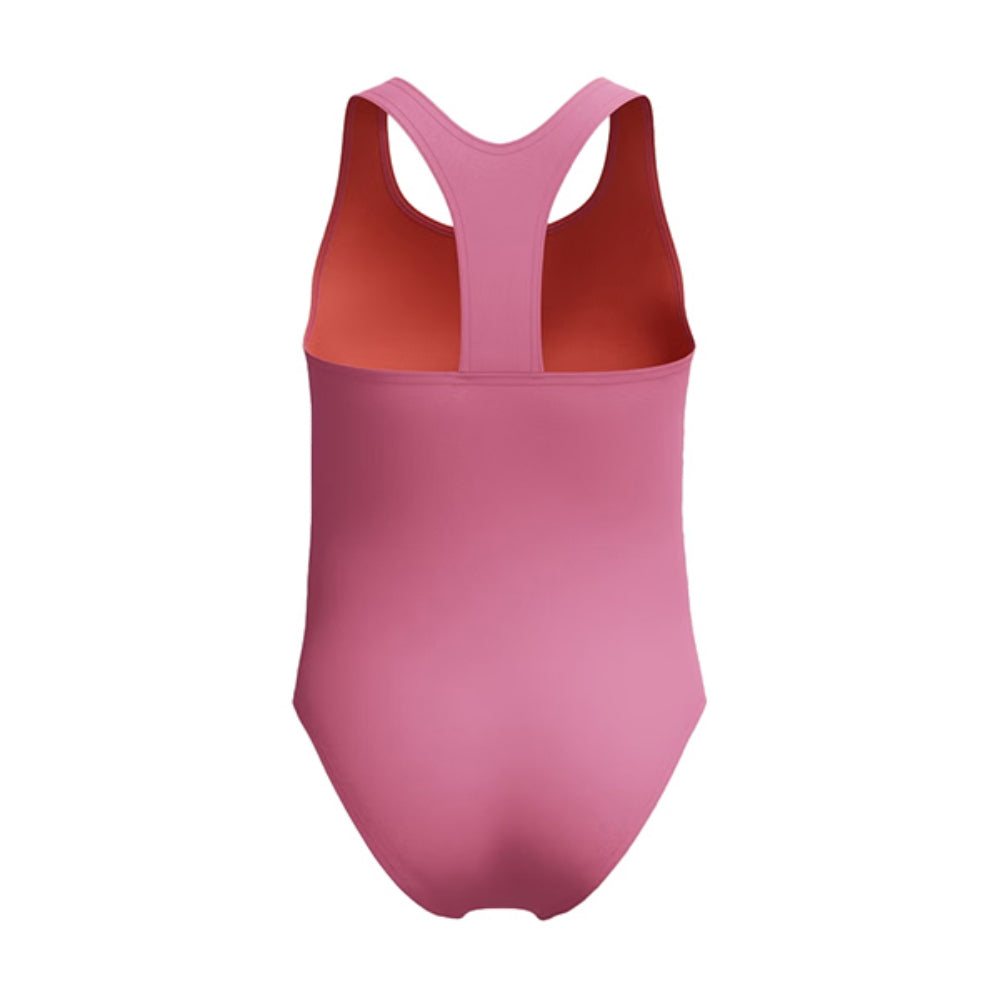 Speedo Kids Solid Racer Swimsuits in Pink Color