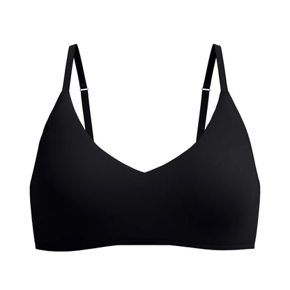 Speedo Womens Solid Triangle Top Swimsuits in Blue Color
