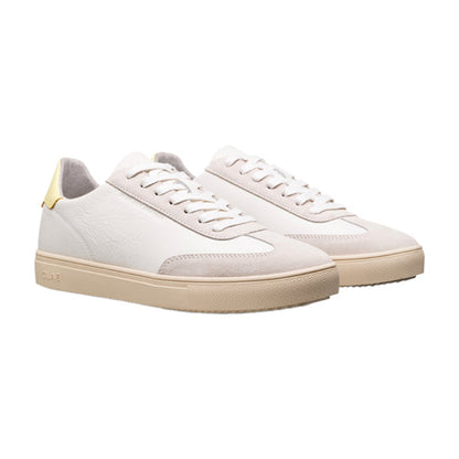Clae Mens Deane Sneakers in White Color