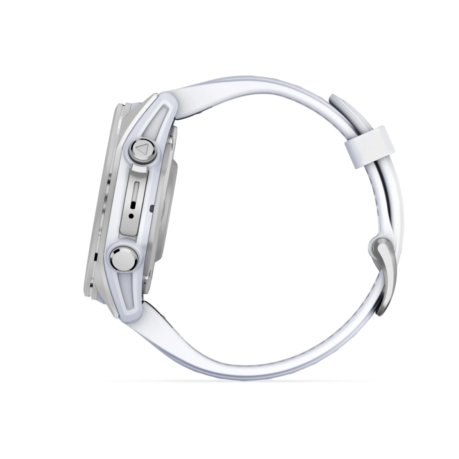 Garmin Unisex Fenix 8 43Mm Amoled Glass Smart Watches in White Color