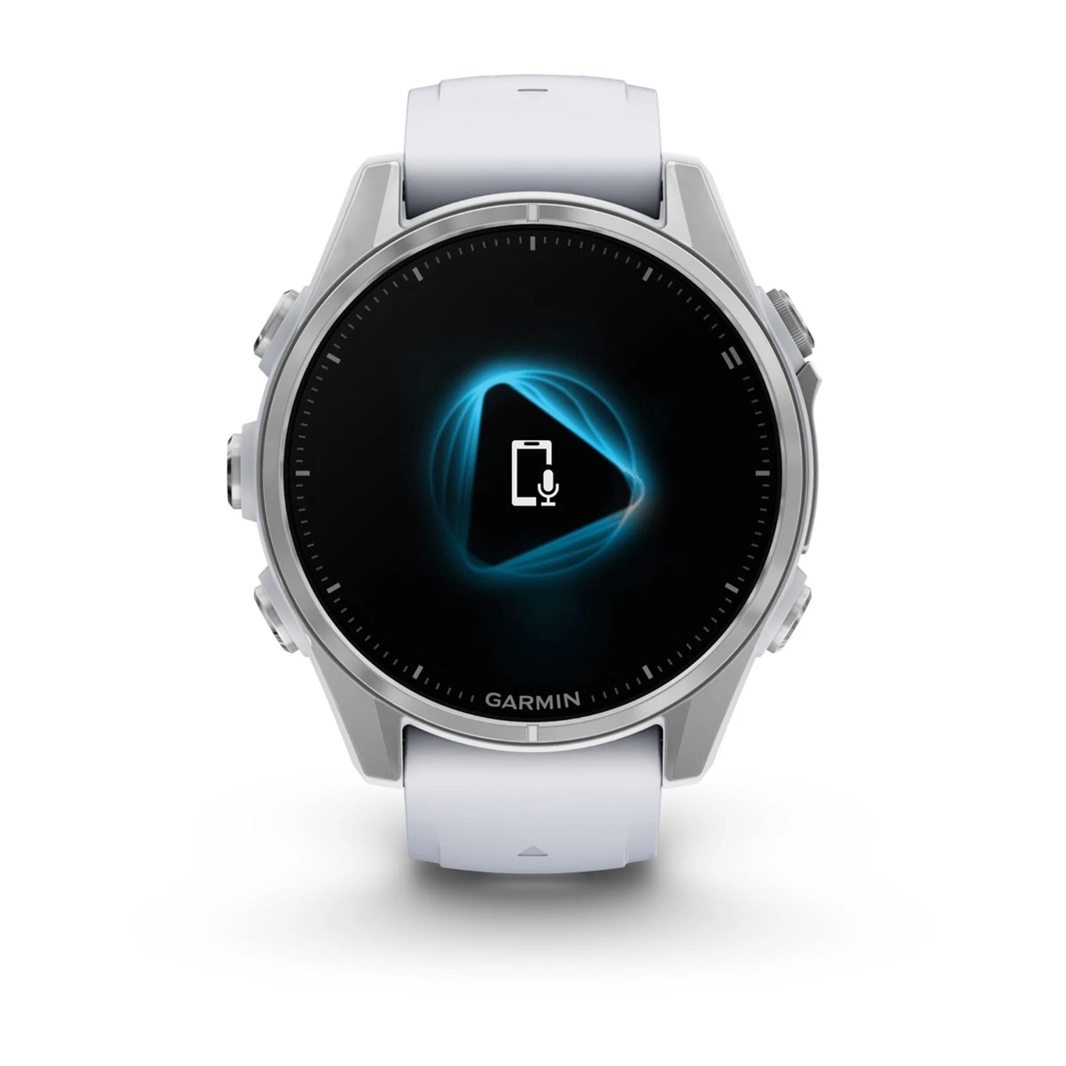 Garmin Unisex Fenix 8 43Mm Amoled Glass Smart Watches in White Color