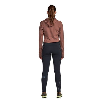 Janji Womens Aurora Fleece Tight in Black Color