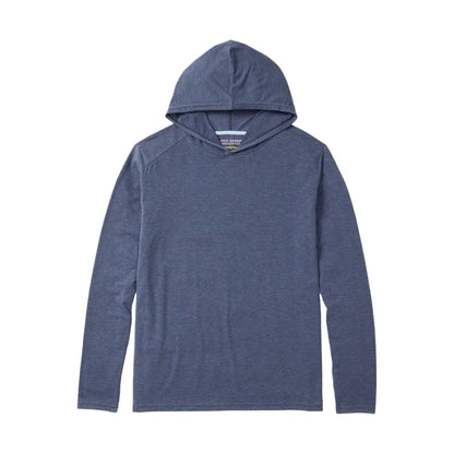 Fair Harbor Clothing Pbc Mens Seabreeze Hoodie Pullover in Blue Color