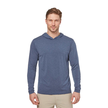 Fair Harbor Clothing Pbc Mens Seabreeze Hoodie Pullover in Blue Color
