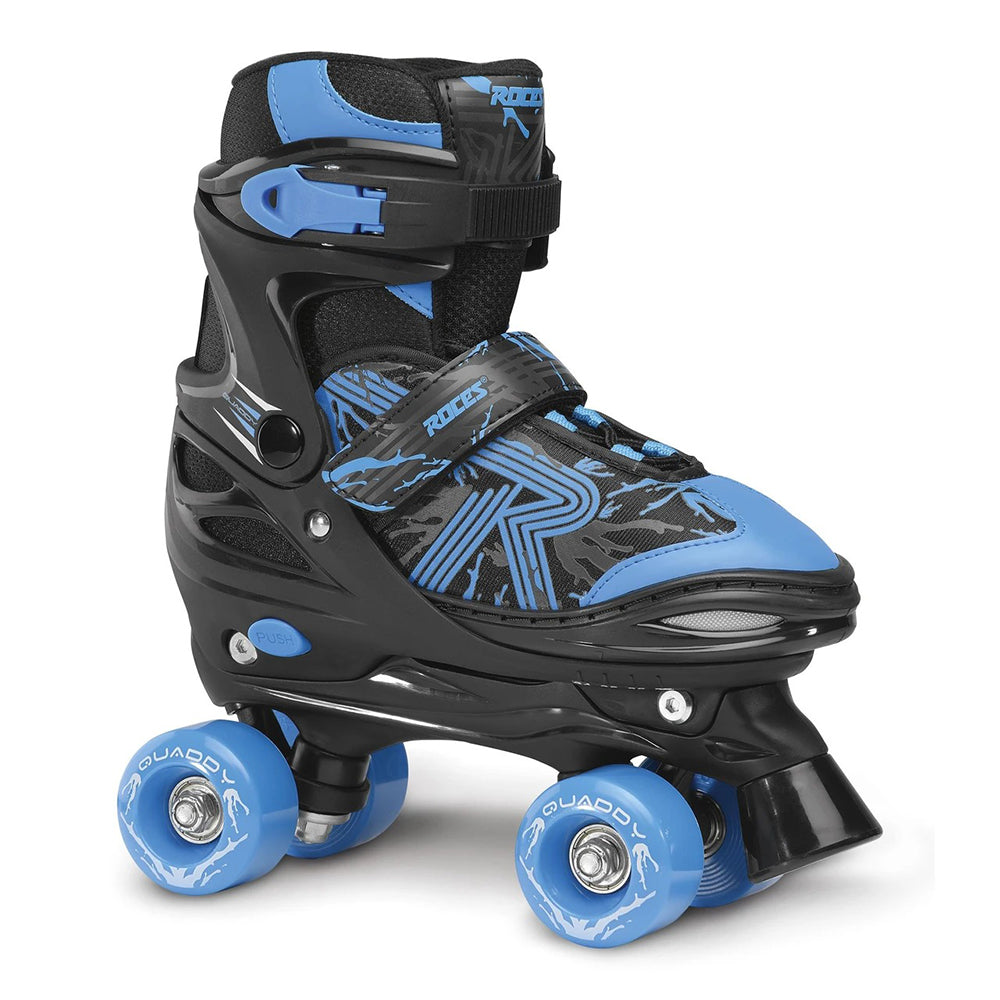 Roces Kids Quaddy 3.0 Quad Skates in Black Color