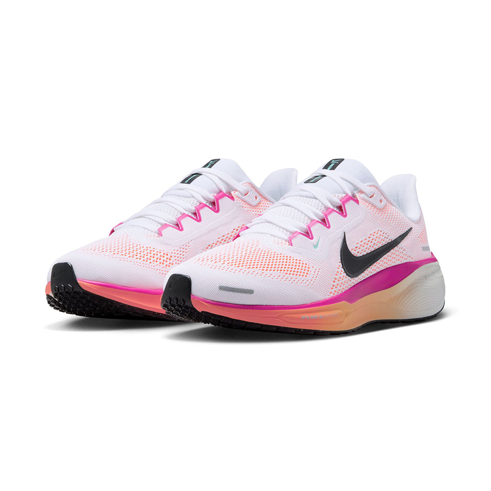 Nike Womens Pegasus 41 Running Shoes in White Color