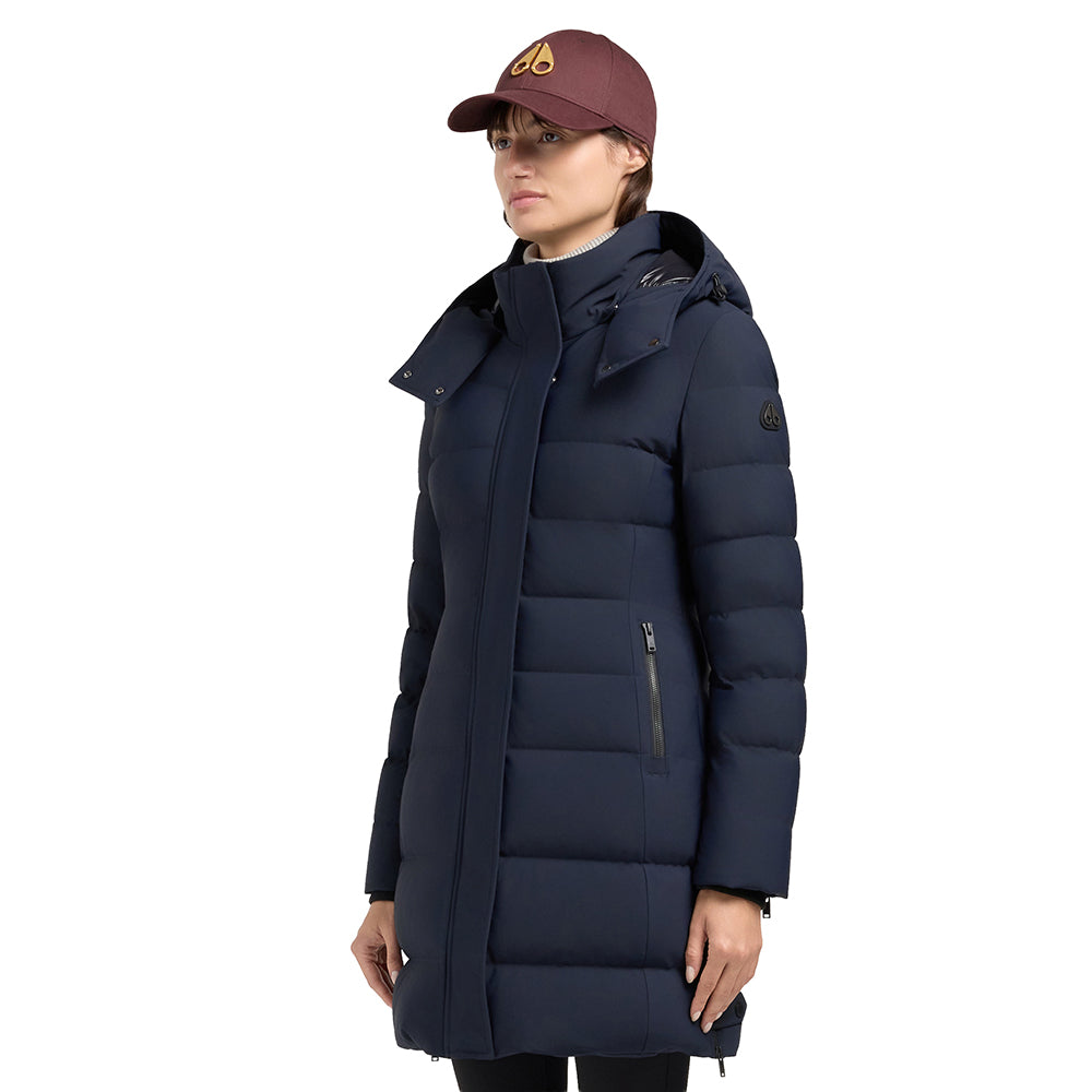 Moose Knuckles Womens Watershed 3 Parka | NAVY – Paragon Sports