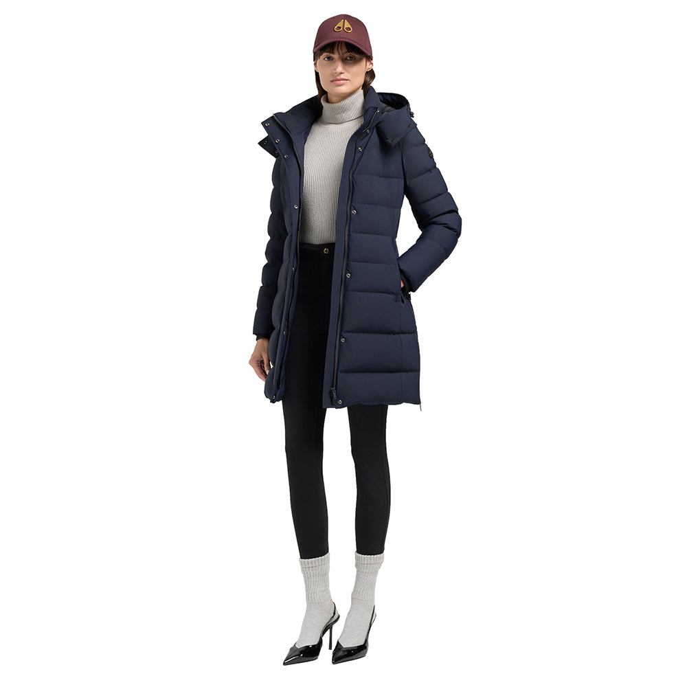 Moose Knuckles Womens Watershed 3 Parka | NAVY – Paragon Sports