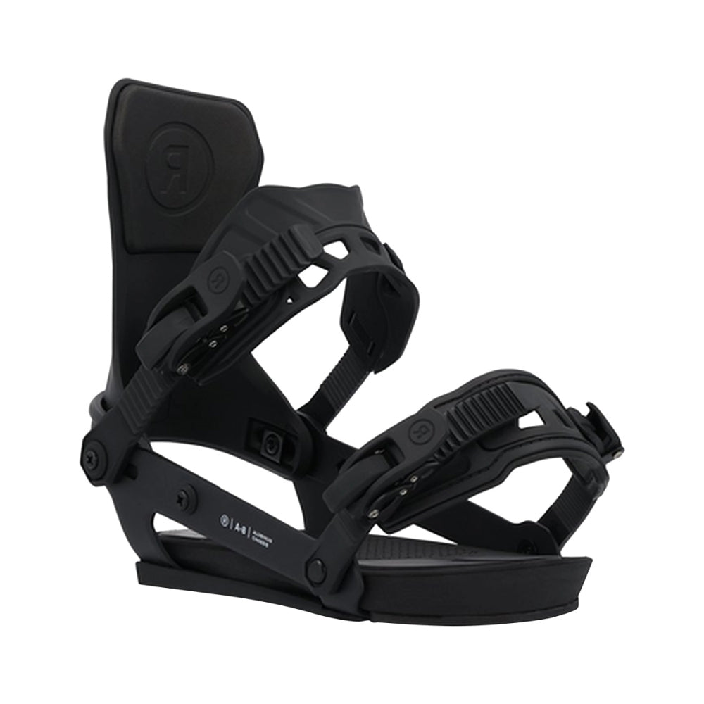 Ride Mens A-8 25/26 Snowboard Bindings in Black Color