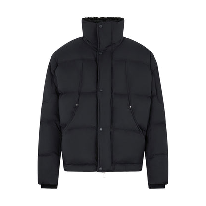 Moose Knuckles Mens Everest 3Qtr Puffer City Coats in Black Color