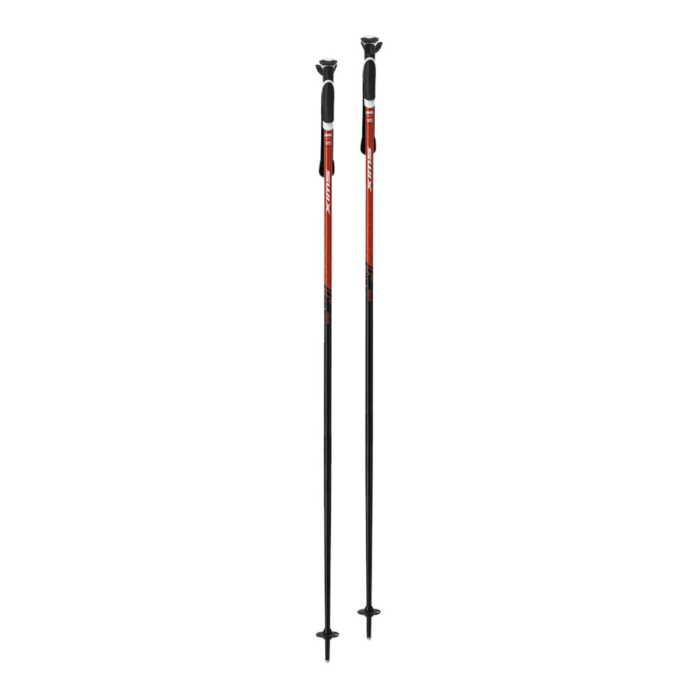 Swix Redline Phoenix Ski Poles in Red Color