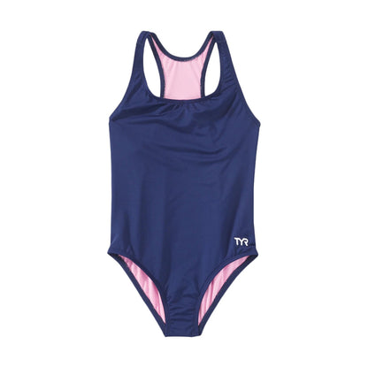 Tyr Kids Maxfit Solid Swimsuits in Blue Color