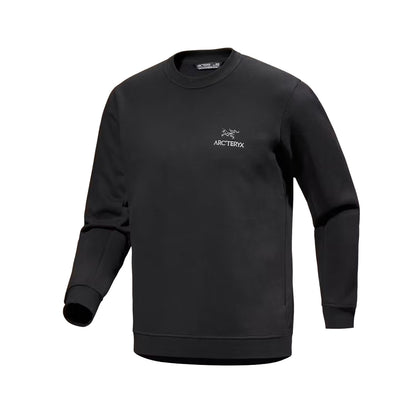 EMBLEM FLEECE CREW M | BLACK