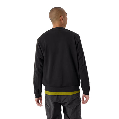 EMBLEM FLEECE CREW M | BLACK