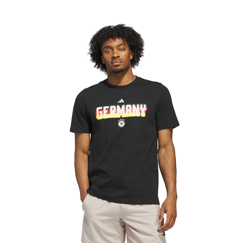 Adidas Mens Wc26 Germany short sleeve Fan Apparel in Black Color
