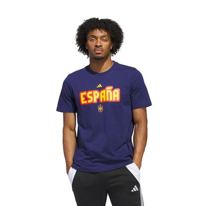 Adidas Mens Wc26 Espana short sleeve Fan Apparel in Blue Color