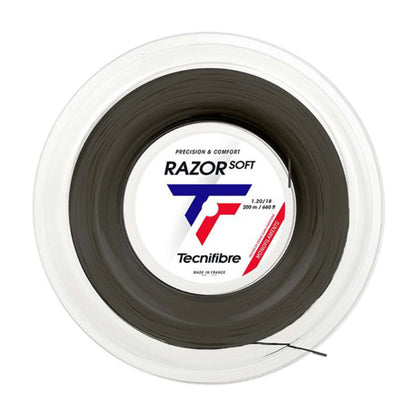 Tecnifibre Razor Soft Tennis Strings in Black Color