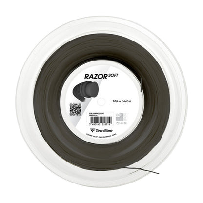 Tecnifibre Razor Soft Tennis Strings in Black Color