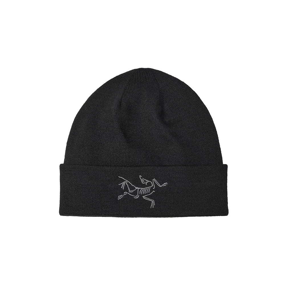 EMBROIDERED BIRD TOQUE | BLACK