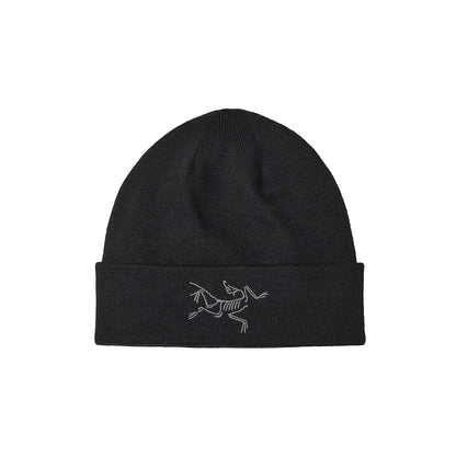 EMBROIDERED BIRD TOQUE | BLACK