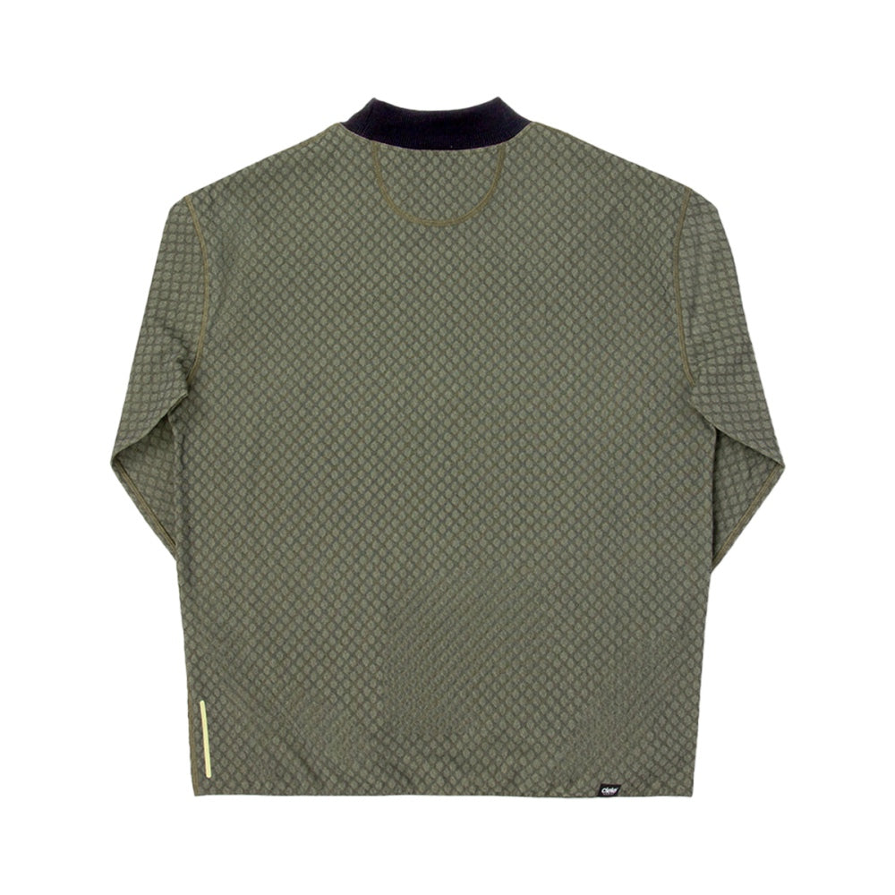 Ciele Athletics Mens Vlv Mockneck Tops in Green Color