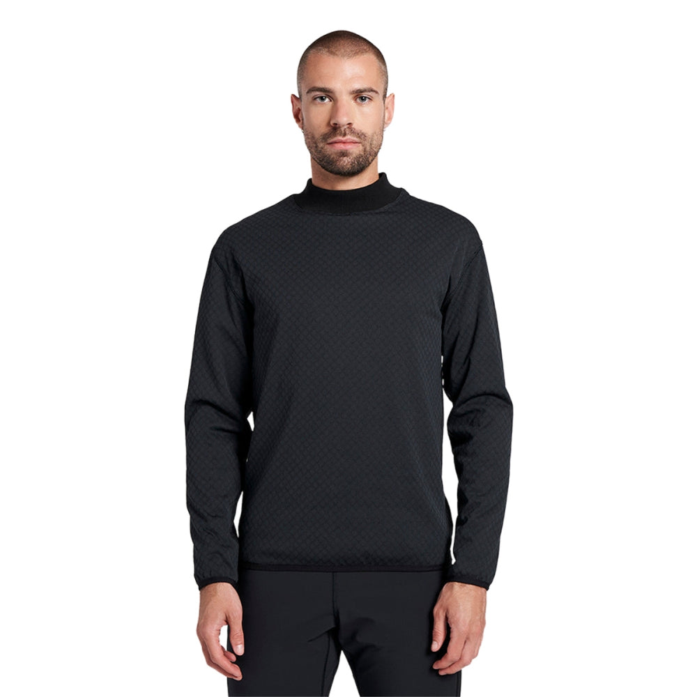 Ciele Athletics Mens Vlv Mockneck Tops in Black Color