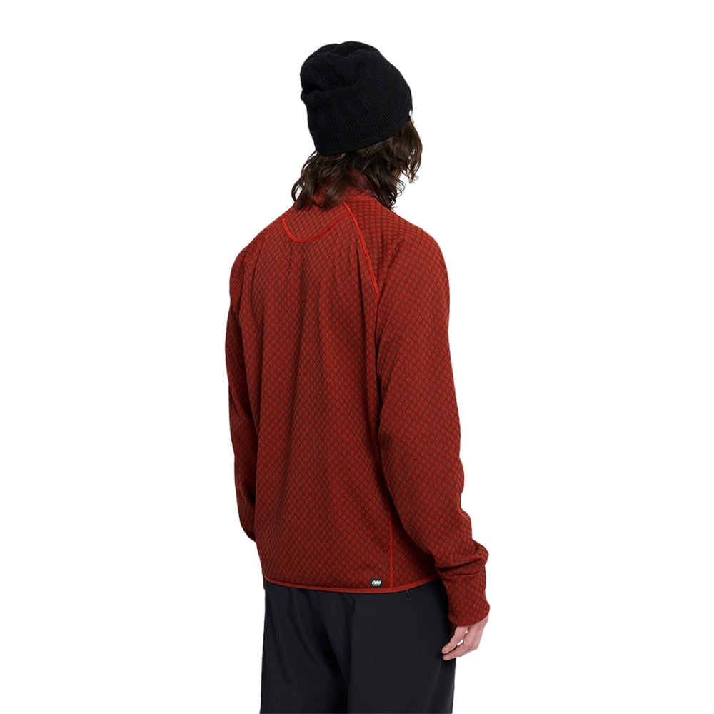 Ciele Athletics Mens M-Vlvhalfzip Tops in Red Color
