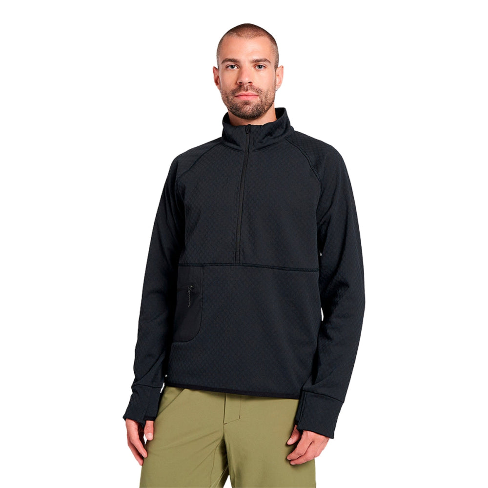Ciele Athletics Mens M-Vlvhalfzip Tops in Black Color