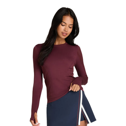 Wilson Womens Pro Seamless Long Slee Tops in Blue Color