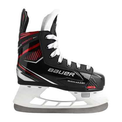 Bauer Hockey Kids S23 Lil' Rookie Adj Skt Ice Skates in Black Color