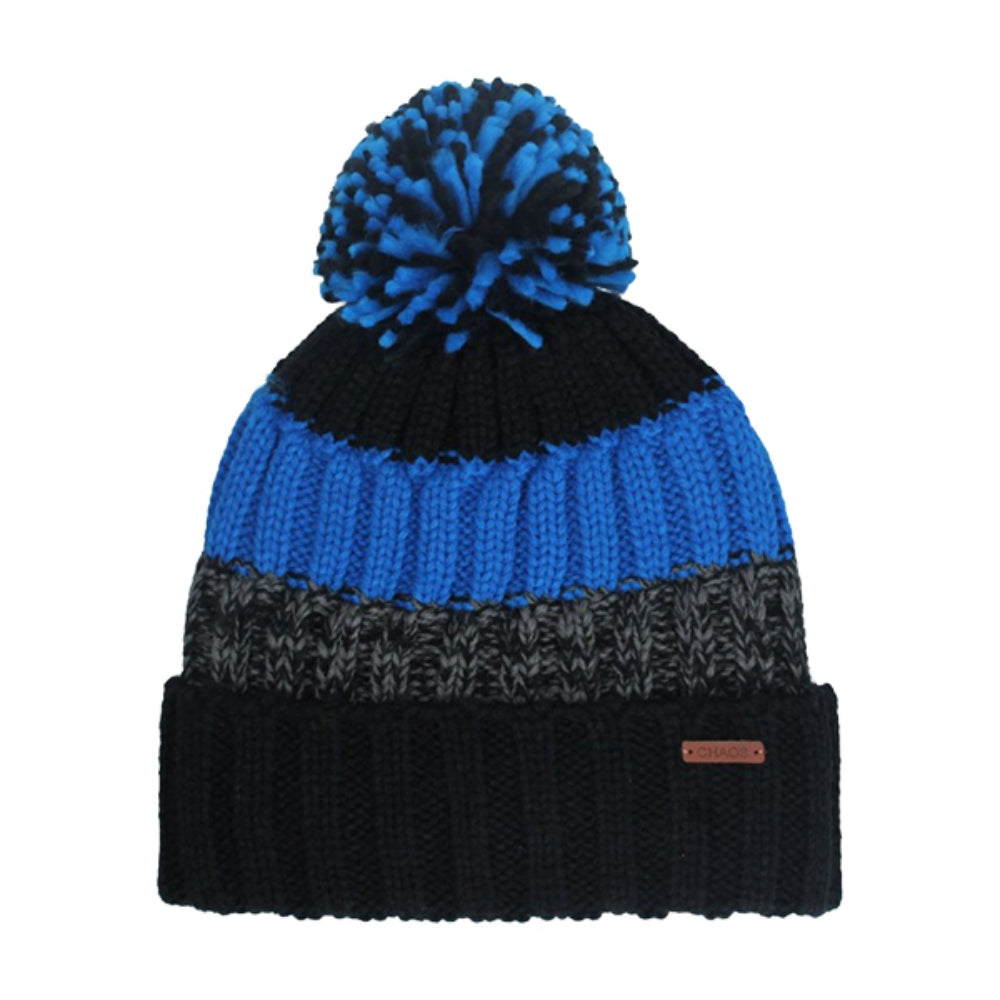 Chaos Kids Yth Arlo Beanie Winter Hats in Blue Color