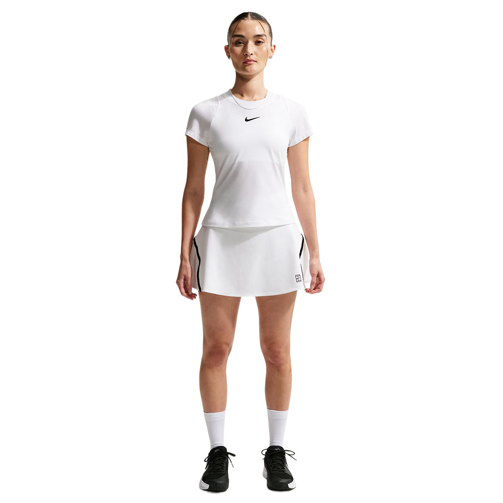 Nike Womens High Waisted Skirt in White Color