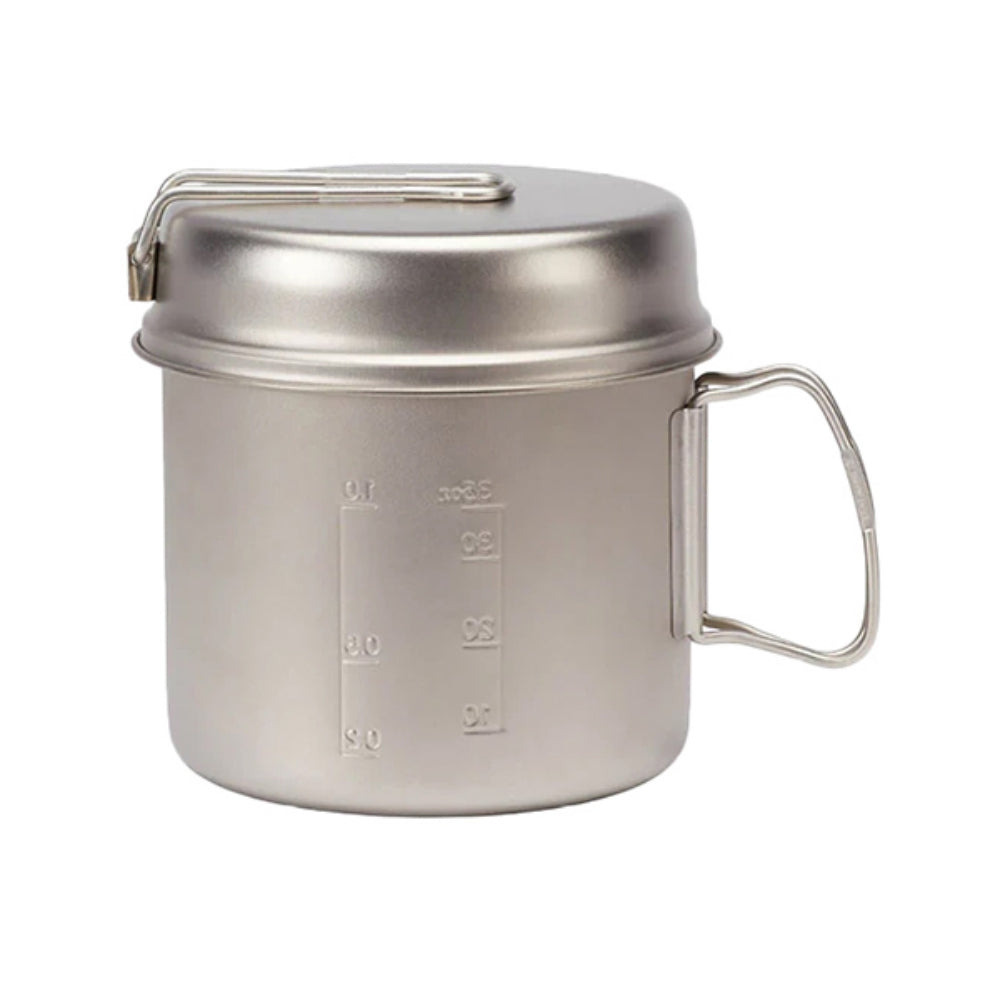 Snow Peak Unisex Trek 900 Titanium Cookst Camp Cooking in Grey Color