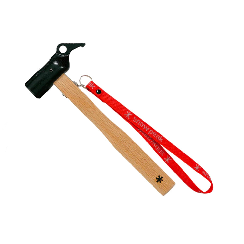 Snow Peak Unisex Steel Head Peg Hammer Multi-Tools in Brown Color