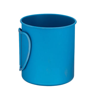 Snow Peak Ti Single Wall 450 Mug Camp Cooking in Blue Color