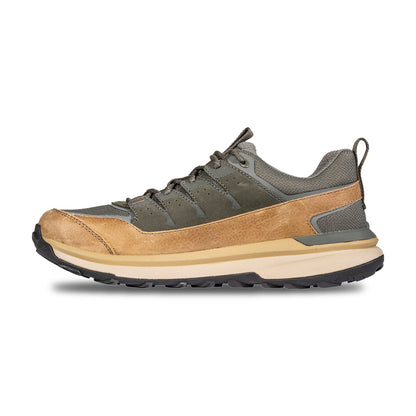 Oboz Footwear Mens Hyalite Low B-Dry Trail Shoes in Green Color