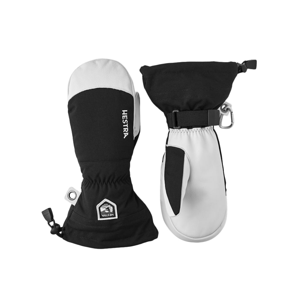 Hestra Gloves Unisex Heli Mitt Winter Gloves in Black Color
