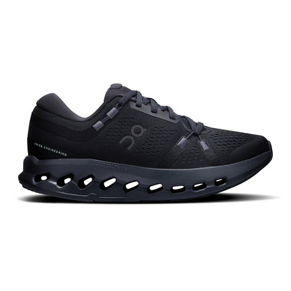 On Womens Cloudsurfer 2 Running Shoes in Black Color