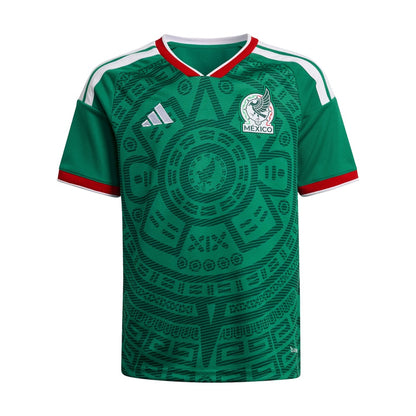 Adidas Kids FMF home Jersey Y Bgreen Fan Apparel in Green Color