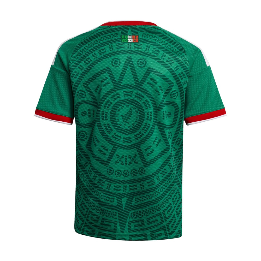 Adidas Kids FMF home Jersey Y Bgreen Fan Apparel in Green Color