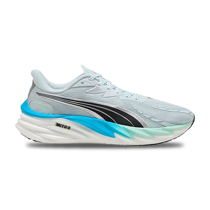 Puma Mens Velocity Nitro 4 Running Shoes in Blue Color