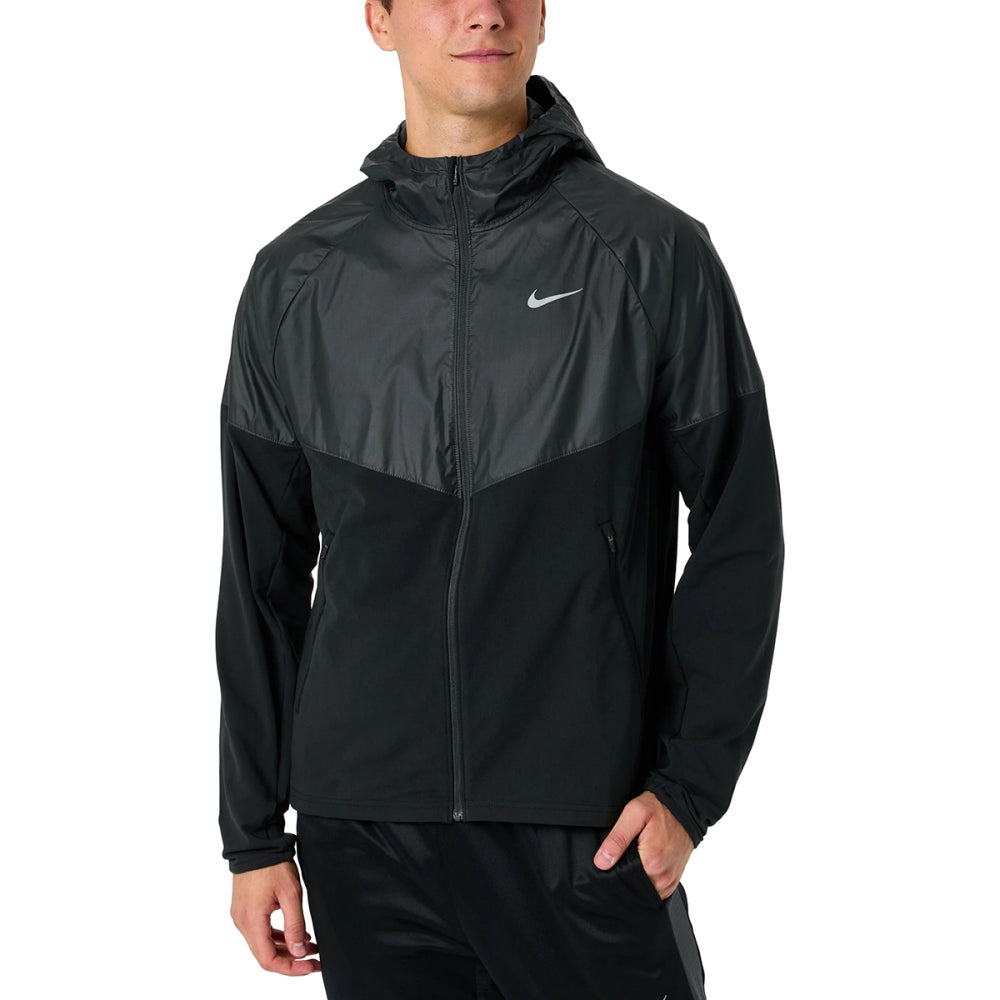 Nike Mens Rpl Winterized Jacket Running Jackets in Black Color