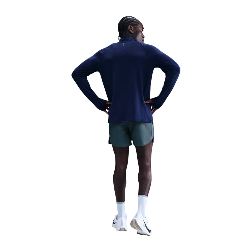 Nike Mens Tf Repel Winterized 1/ Running Jackets in Blue Color