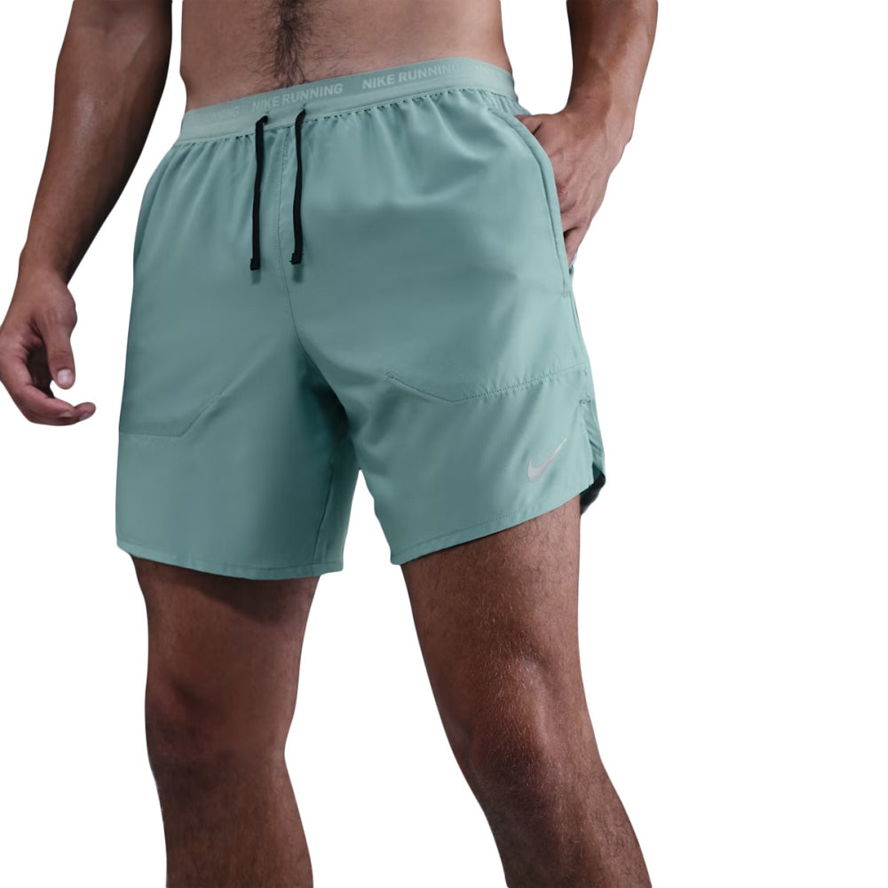 Nike Mens Df Stride Shrt 7 Bf Shorts in White Color