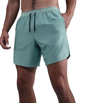 Nike Mens Df Stride Shrt 7 Bf Shorts in White Color