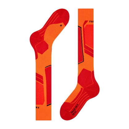 Falke Mens Sk4 Lightweight Sock in Orange Color