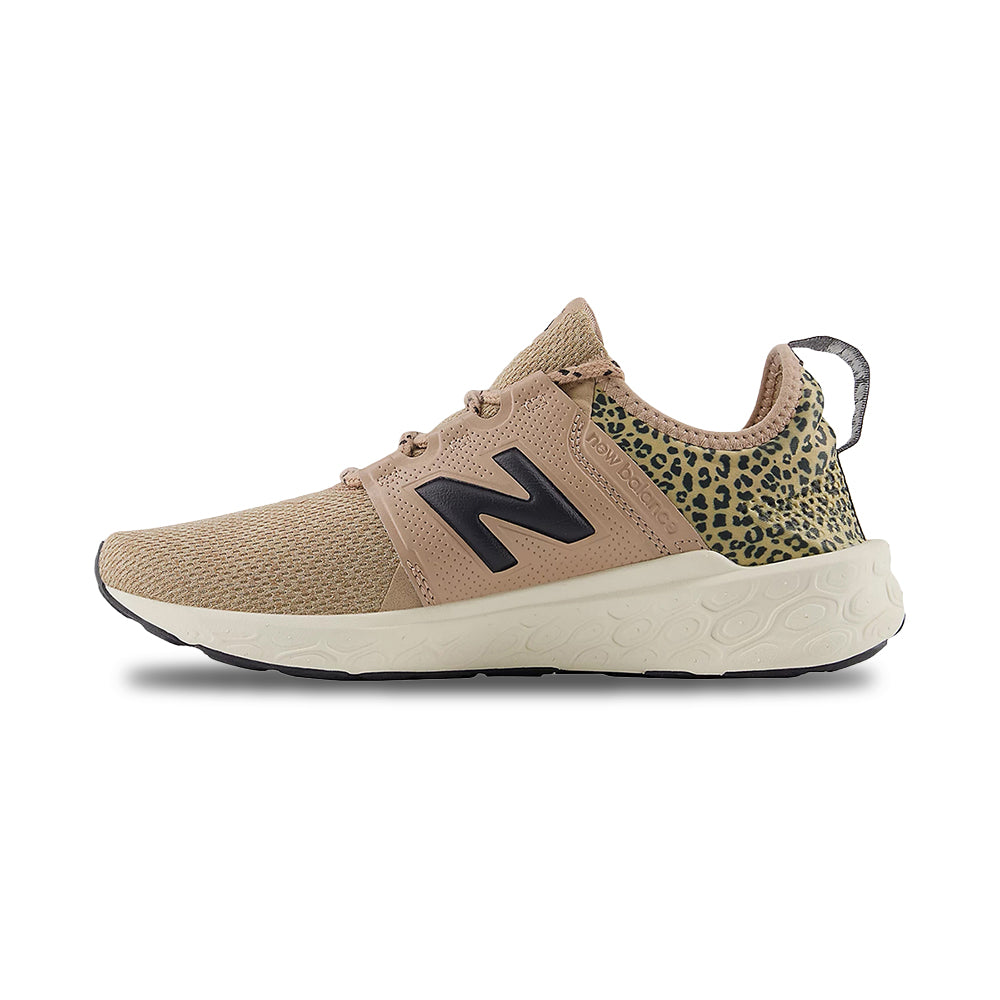 New Balance Womens Fresh Foam X Cruz V3 Sneakers in Brown Color