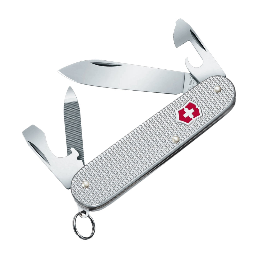 Victorinox Swiss Army Unisex Cadet Alox Silver B2B Knives in Grey Color