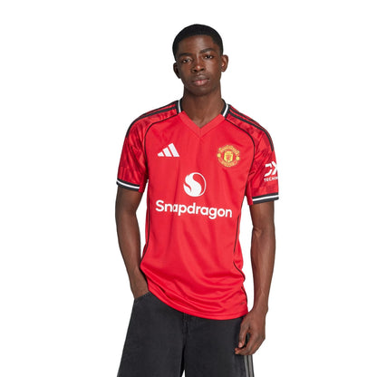 Adidas Mens Man Untd home replica jersey Fan Apparel in Red Color